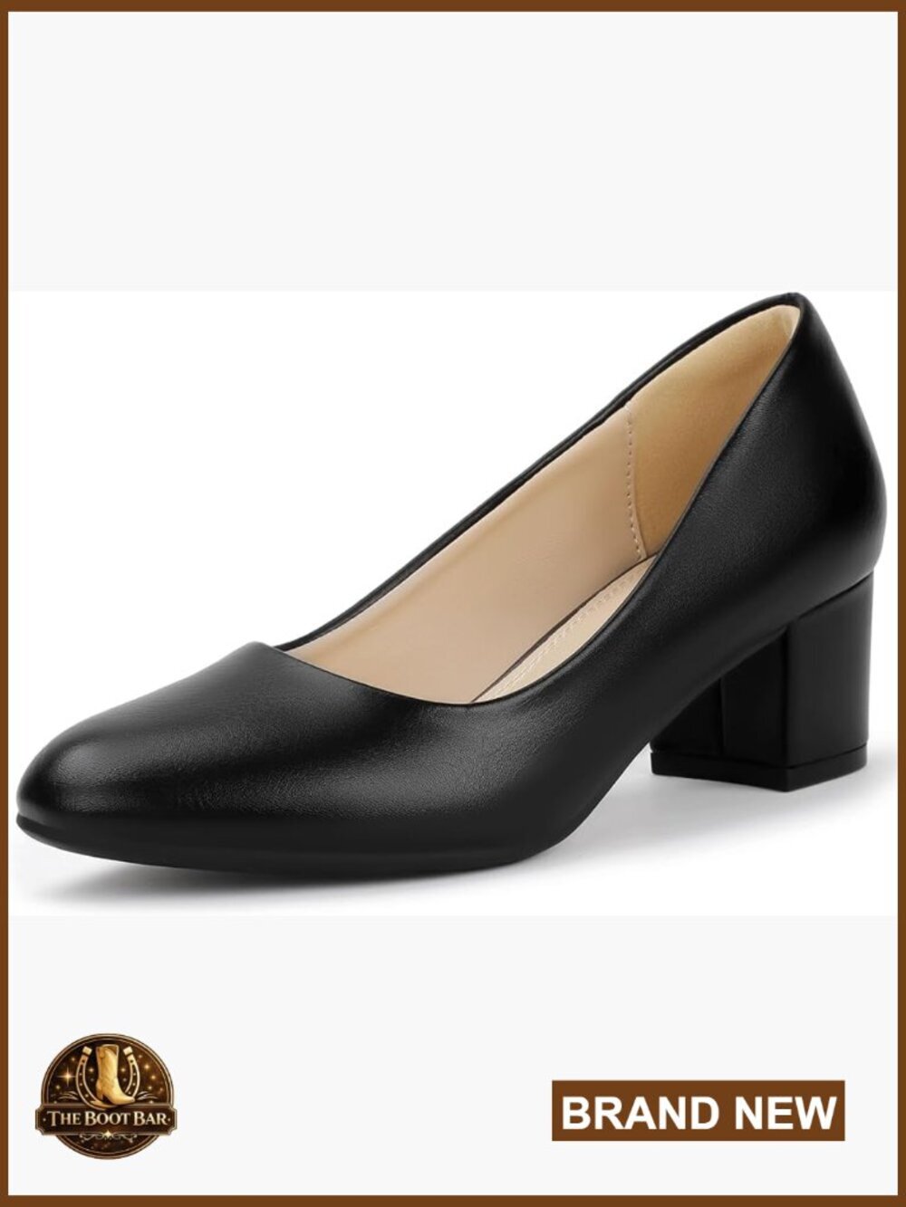 Women's Closed Toe Block Heel Pumps Chunky Low Heels Dressy Classic Work Wedding
